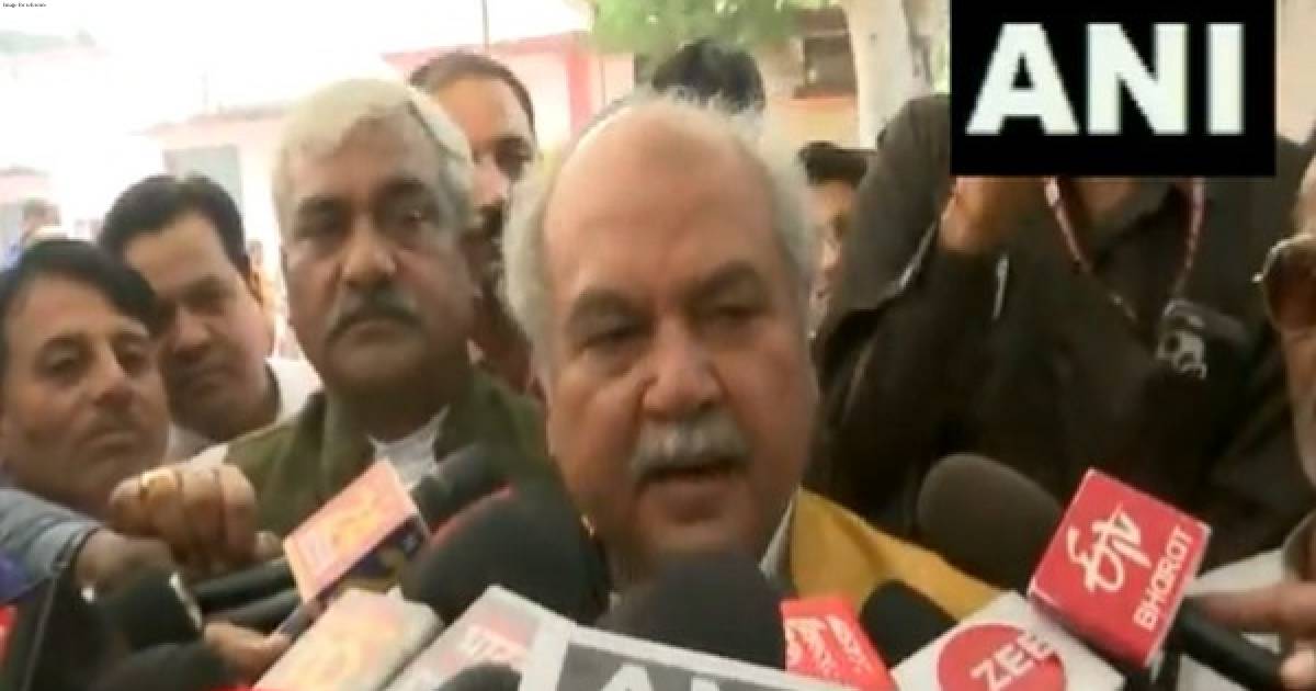 MP assembly polls: Union minister and BJP candidate Narendra Singh Tomar casts vote, says there is a BJP wave in state